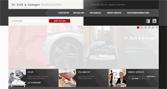 Desktop Screenshot of drrosso.de